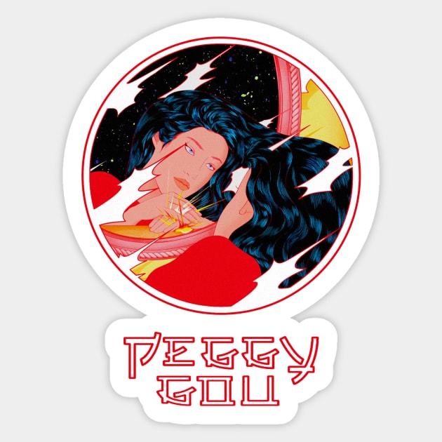 Peggy Gou Sticker by RoanVerwerft